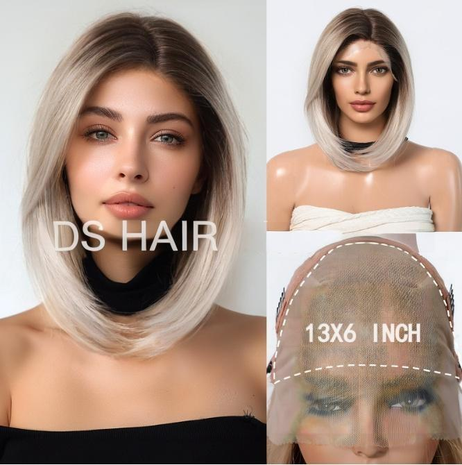 Synthetic Lace Front Bob Straight Short Wig DSW-2515 product reference